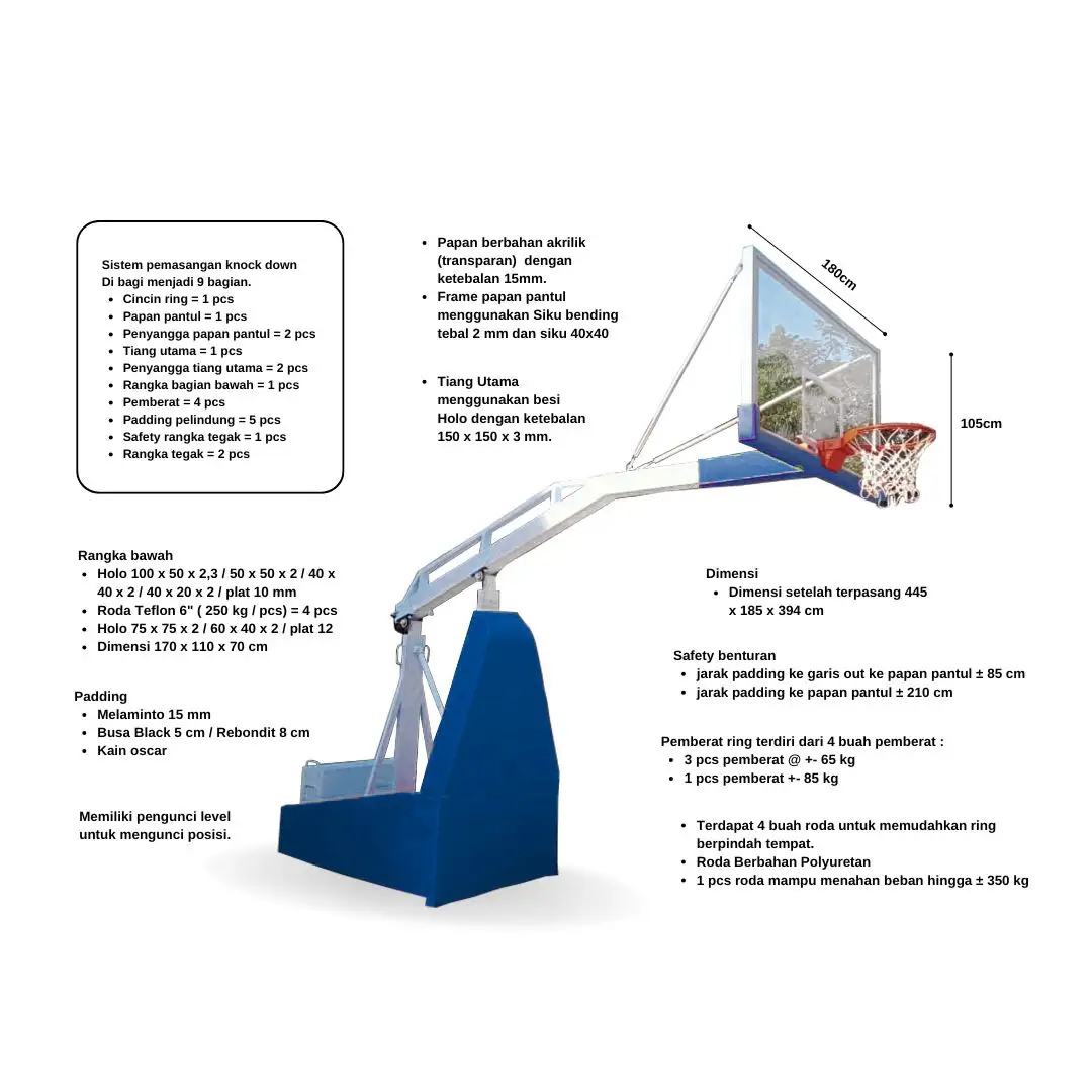 Ring Basket Portable Go-Up RB300