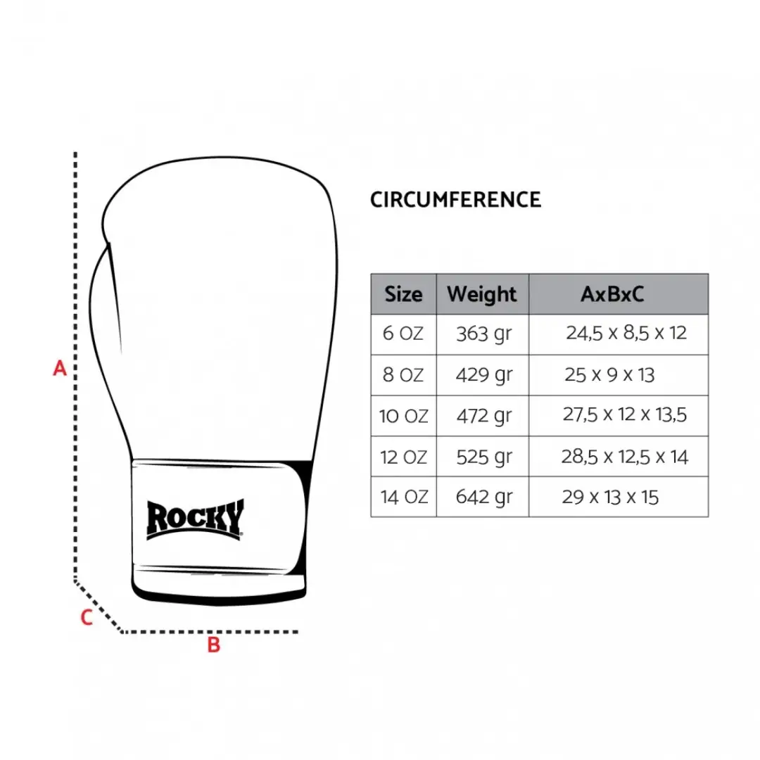 Boxing Glove Rocky PVC RBG-1503